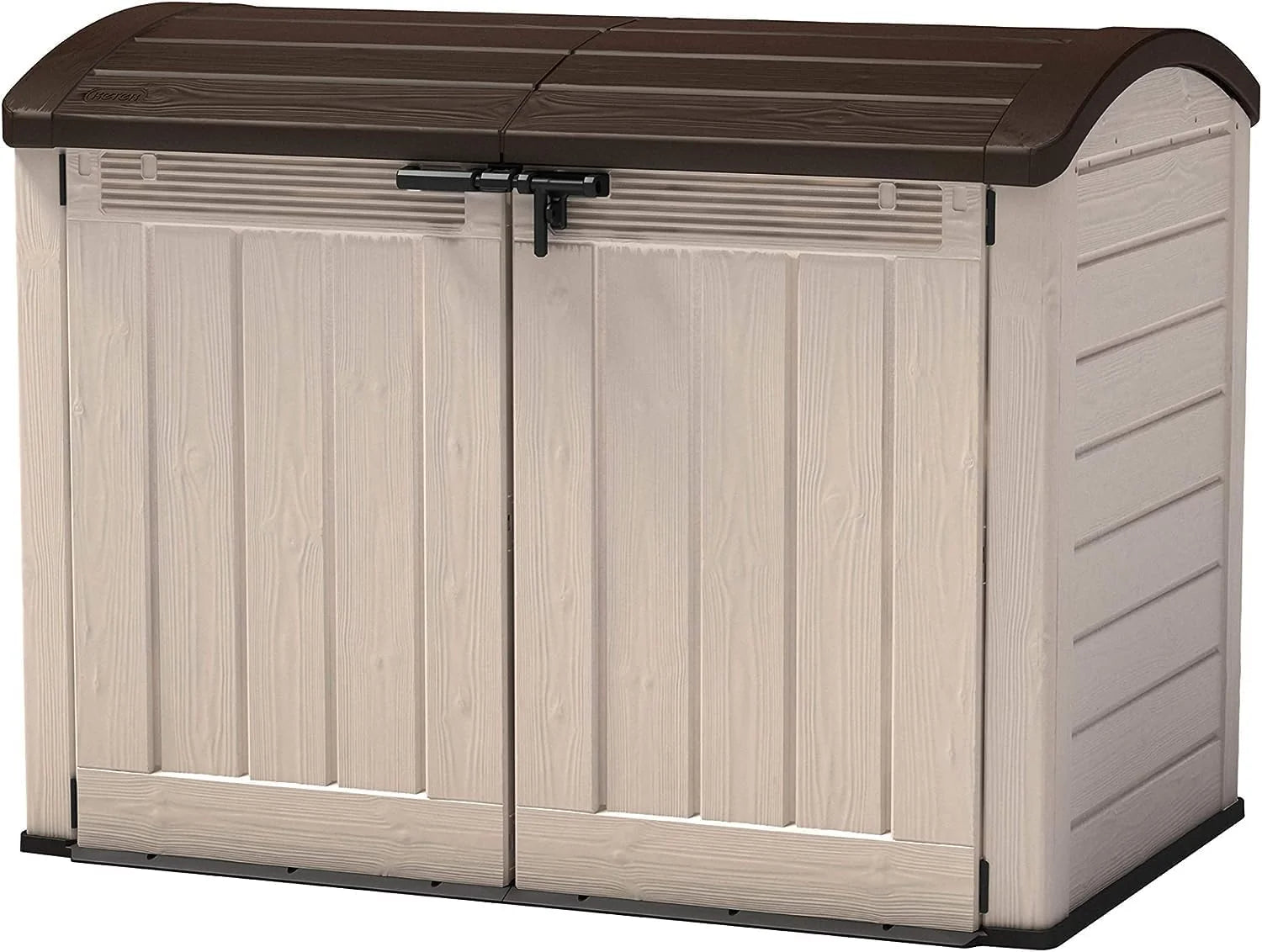 Keter Store It Out Ultra 2000L Garden Storage Shed – Beige and Brown