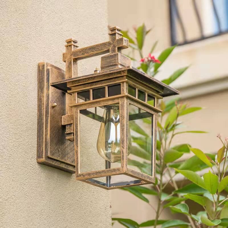 Outdoor Waterproof Lantern Wall Light, alternative view – Luxe Lighting