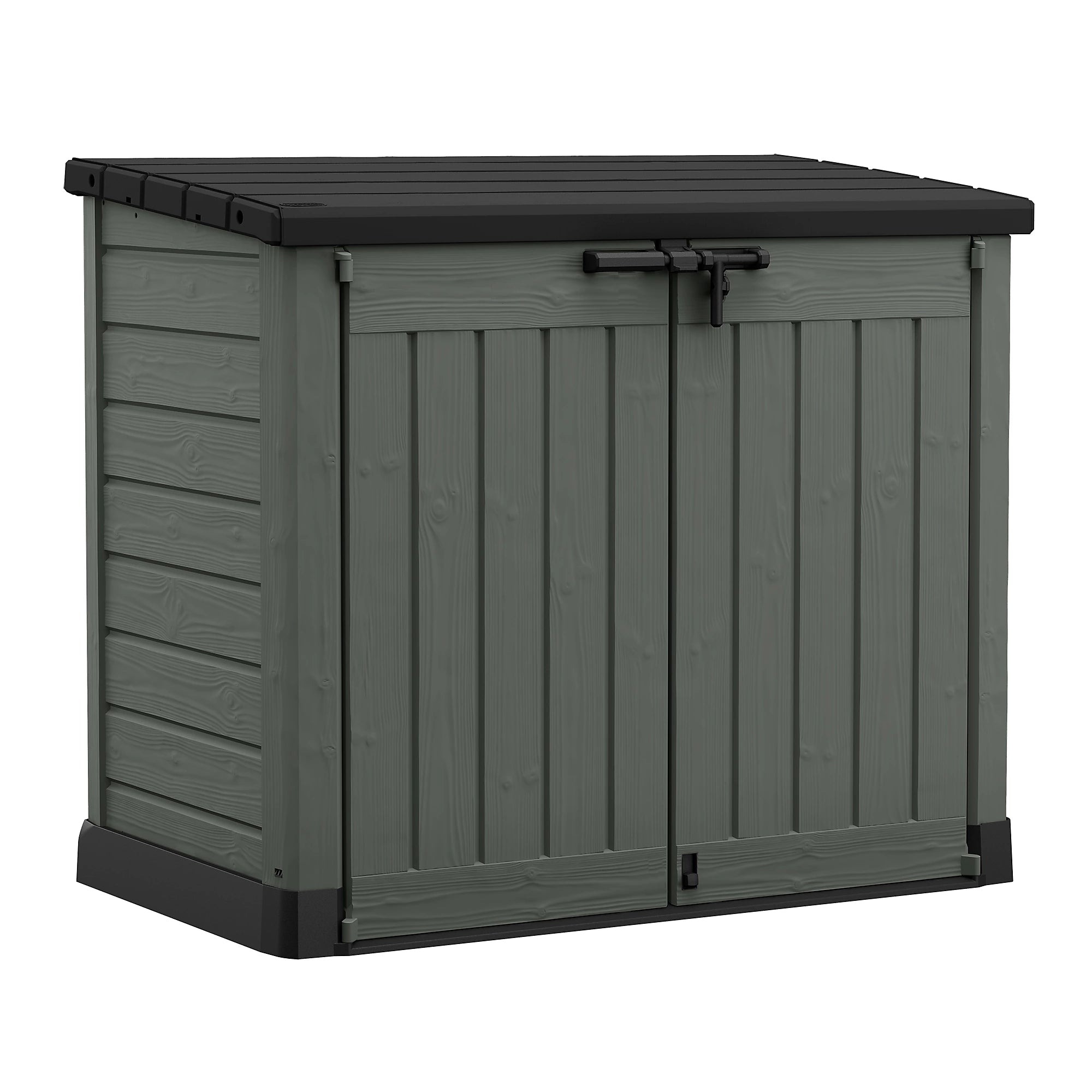Keter Store it out Max 1200L Resin Bin storage – Green (H) 1.25m x (W) 1.46m