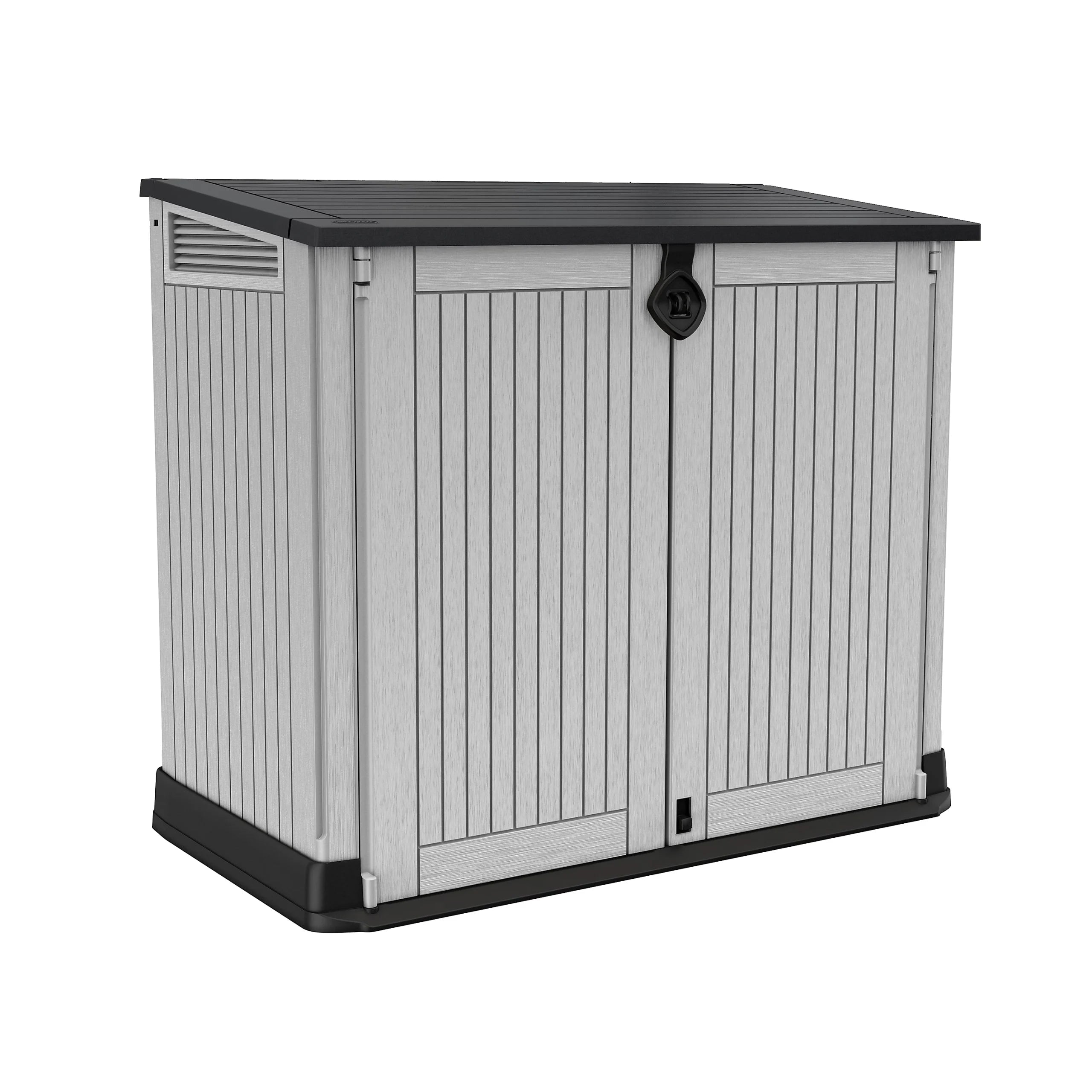 Keter Store it out Midi 880L Resin 132×71.5ft Bin storage – Grey (H) 1.14m x (W) 1.32m