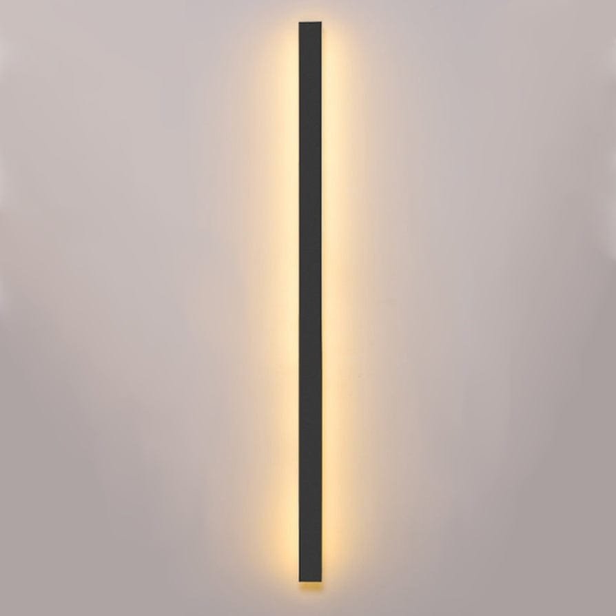 Aluminium Backlit Modern Outdoor Wall Sconce, alternative view – Luxe Lighting